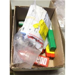 SMALL BOX OF TAPS & DRILL BITS