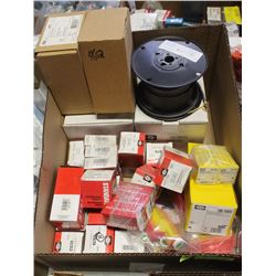 FLAT OF AUTOMOTIVE ELECTRICAL ITEMS