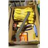 Image 1 : FLAT W/ NEW HAND TOOLS: MINI GARANT SLEDGE, ANGLE-