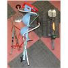 Image 1 : BLUE 8" FISHING ICE AUGER AND WINDLESS TIP UP