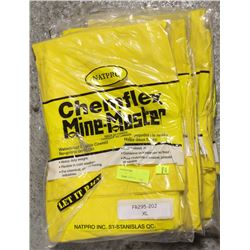 GROUP OF 5 NATPRO XL RAINPANTS