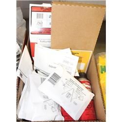 LOT OF ASSORTED BAND/SHIM SHEETS & ROLLS, CUTTING