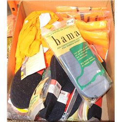 FLAT OF COMMERCIAL SAFETYWEAR: HI-VIZ VESTS(XL) &