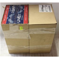 2 CASES OF UVEX INSTINCT SAFETY EYEWEAR