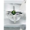 Image 1 : 10) 10KT GOLD GREEN DIAMOND RING