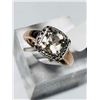 Image 1 : 22) STERLING SILVER MORGANITE RING