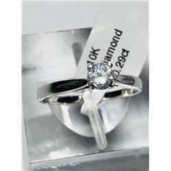 24) 10KT GOLD DIAMOND RING