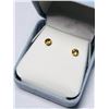 Image 3 : 35) 14KT GOLD CITRINE EARRINGS