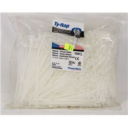 BAG OF 1000 HIGH PERFORMANCE CABLE TIES