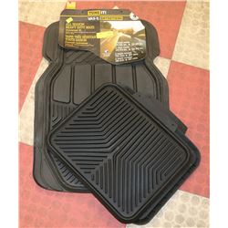 4PC ALL SEASON UNIVERSAL FIT CAR MATS