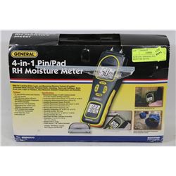 NEW 4 IN 1 GENERAL PIN/PAD MOISTURE METER