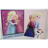 Image 1 : TWO DISNEY FROZEN WALL CANVAS ART