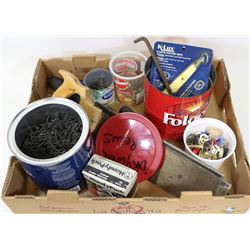 FLAT OF ASSORTED  CARPENTER TOOLS