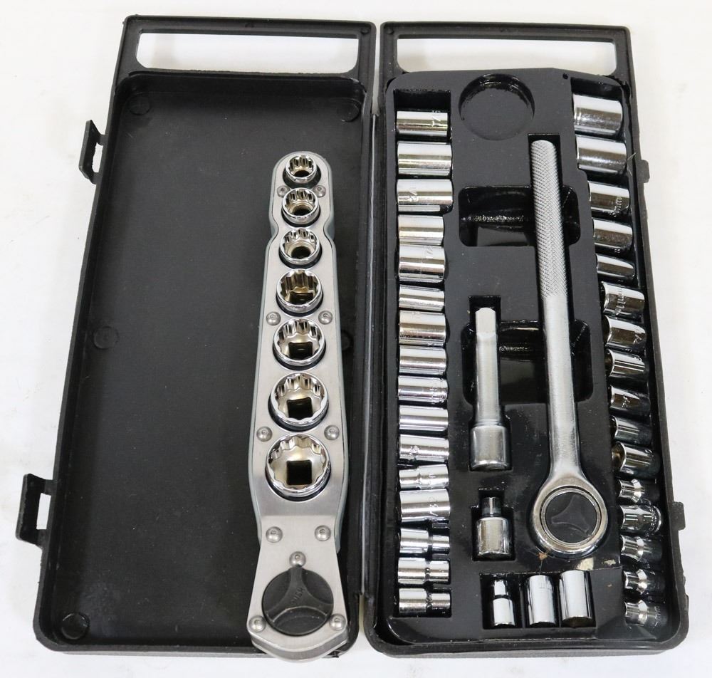 SOCKETSTIK AND COMPLETE WRENCH/SOCKET SET