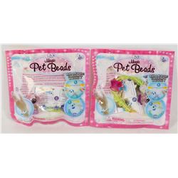 LOT OF TWO NEW MAGIC PET BEADS / BRACELETS