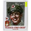 Image 1 : RETRO REPLICA TEXACO FIRE CHIEF GASOLINE SIGN