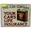 Image 1 : SHELL MOTOR OIL METAL SIGN