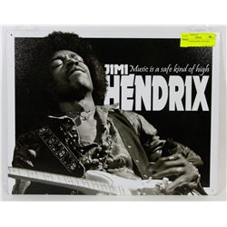 JIMI HENDRIX MANCAVE SIGN.