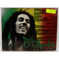 BOB MARLEY METAL SIGN.
