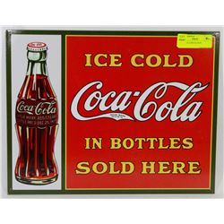 COCA-COLA METAL SIGN