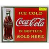 Image 1 : COCA-COLA METAL SIGN