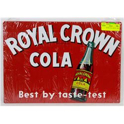 ROYAL CROWN COLA  METAL  SIGN