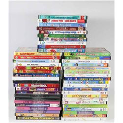 BOX OF ASSORTED KIDS DVD MOVIES