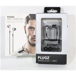 PLUGZ WIRELESS + MIC EARBUDS