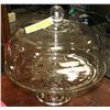 Image 1 : GLASS CAKE DISH WITH LID