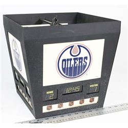 OILERS CEILING LIGHT.