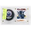 Image 1 : OILERS SALO HOCKEY CARD & PUCK.