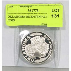 OKLAHOMA BICENTENIAL SILVER COIN