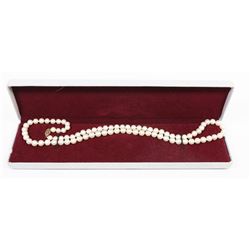 GENUINE PEARL NECKLACE - 24 INCH -
