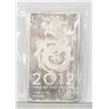 Image 1 : 2012 YEAR OF THE DRAGON 10 TROY OUNCE.999 SILVER