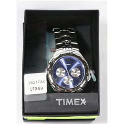 NEW TIMEX MULTIFUNCTION CHRONOGRAPH BLUE FACE