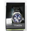 Image 1 : NEW TIMEX MULTIFUNCTION CHRONOGRAPH BLUE FACE