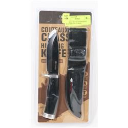 OLYMPIA NEW HUNTING KNIFE WITH SHEATH 6" FIXED