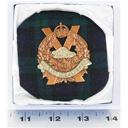 WWII CALGARY HIGHLANDERS CAP BADGE