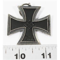 GERMAN VINTAGE IRON PIN CROSS MARK GES GESCH ON