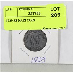 1939 SS NAZI COIN