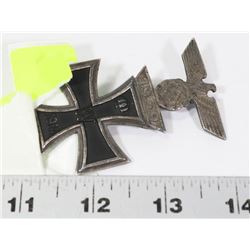 GERMAN VINTAGE NAZI CROSS, 1939 FRONT, 1813 ON