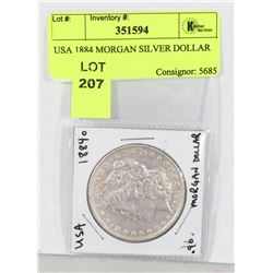 USA 1884 MORGAN SILVER DOLLAR