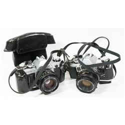 VINTAGE SET OF 2 CANON AE-1