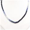 Image 4 : 28) 14K YELLOW GOLD SAPPHIRE BEAD NECKLACE