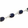 Image 1 : 41) 14K WHITE GOLD SAPPHIRE BRACELET