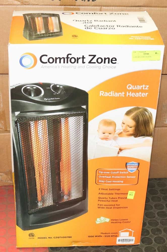Comfort Zone Quartz Radiant Heater