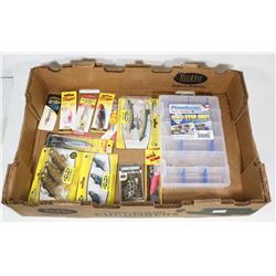 FLAT FULL OF NEW FISHING LURES AND