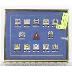 1994 LABATT BRIER CURLING PIN SET, LIMITED EDITION