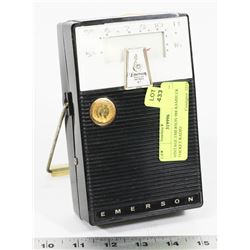VINTAGE EMERSON 988 RAMBLER POCKET RADIO