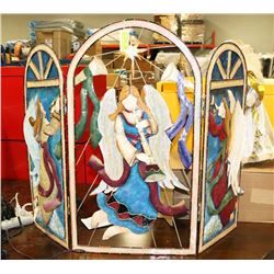METAL CHRISTMAS FIRESCREEN 36" TALL
